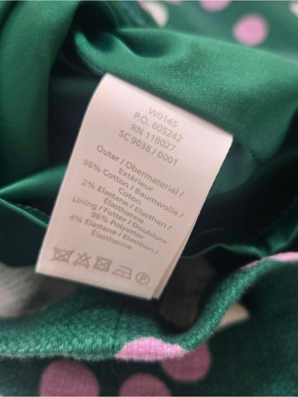 New BODEN Martha Shift Dress in Sap Green Dandelion - Picture 10 of 11